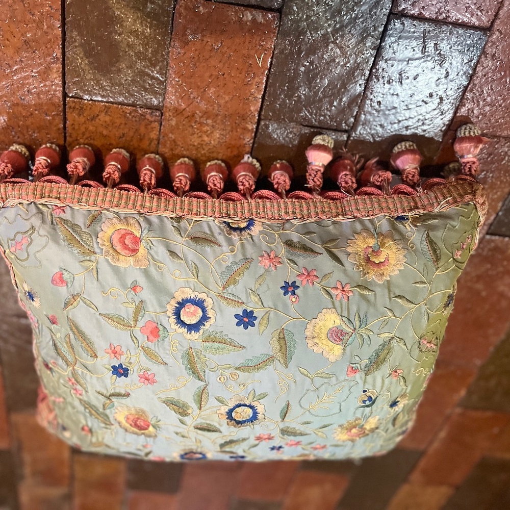 12 X 18 pillow tasseled